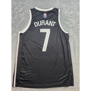 Nike Kevin Durant 7 Brooklyn Nets NBA Jersey Black XL Icon Edition Swingman